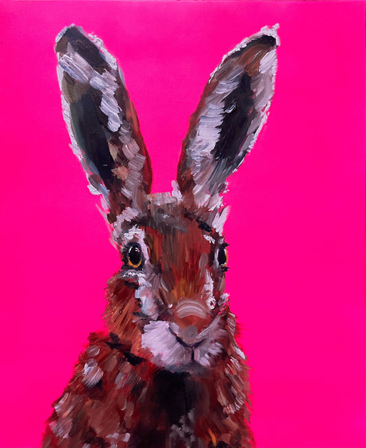 Portrait of a Hare Print